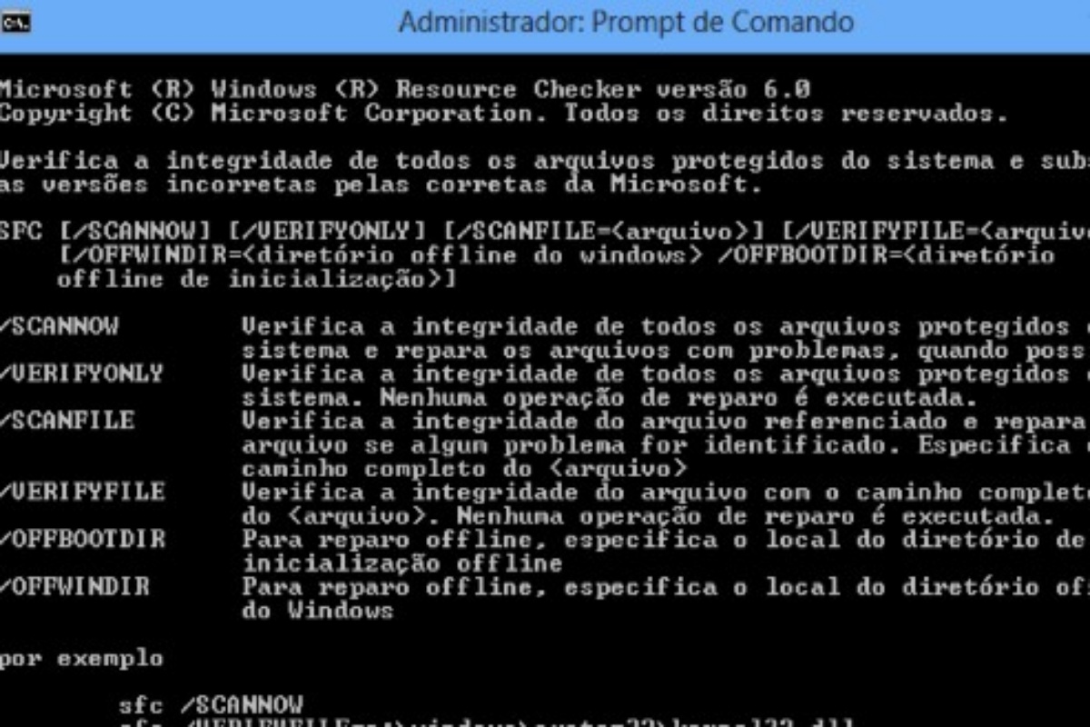 10 comandos principais do Windows