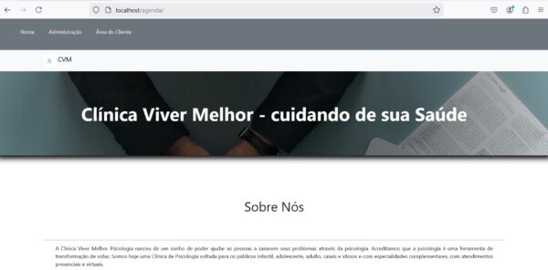 Sistema para agendamento de consultas em PHP 8.0 ou superior