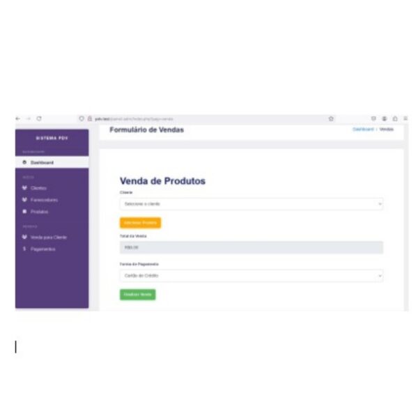 Sistema Ponto de venda em PHP 8.1