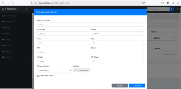 Sistema de controle de estoque entrada e saida em PHP 8.0 - Image 4