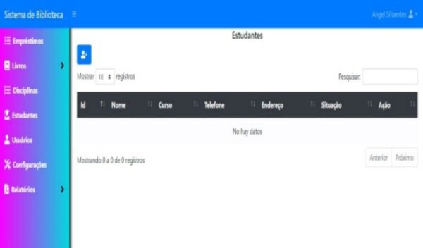 Sistema de gestão de  bibliotecas em PHP 8.0 no padrão  MVC